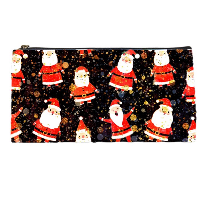 Santa Claus & Glitter, Adoxali, Christmas, Claus, December Pencil Case