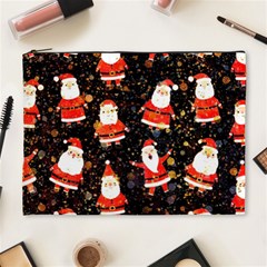 Santa Claus & Glitter, Adoxali, Christmas, Claus, December Cosmetic Bag (xl) by kyorashop23