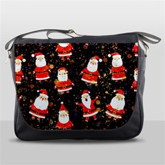 Santa Claus & Glitter, Adoxali, Christmas, Claus, December Messenger Bag by kyorashop23