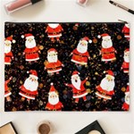 Santa Claus & Glitter, Adoxali, Christmas, Claus, December Cosmetic Bag (XXXL) Back