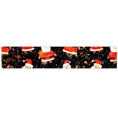 Santa Claus & Glitter, Adoxali, Christmas, Claus, December Large Premium Plush Fleece Scarf 