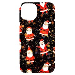 Santa Claus & Glitter, Adoxali, Christmas, Claus, December Iphone 14 Black Uv Print Case by kyorashop23