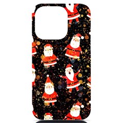 Santa Claus & Glitter, Adoxali, Christmas, Claus, December Iphone 14 Pro Black Uv Print Case by kyorashop23