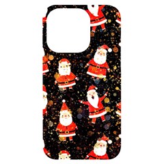 Santa Claus & Glitter, Adoxali, Christmas, Claus, December Iphone 14 Pro Black Uv Print Case by kyorashop23