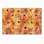 Spooky Spider Pattern, Adoxali, Halloween Postcards 5  x 7  (Pkg of 10) Front