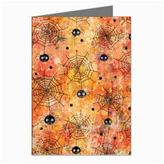 Spooky Spider Pattern, Adoxali, Halloween Greeting Cards (pkg Of 8)