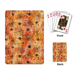 Spooky Spider Pattern, Adoxali, Halloween Playing Cards Single Design (rectangle)