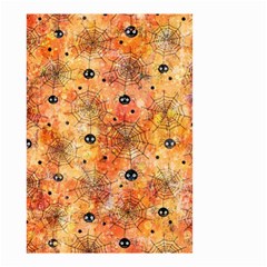 Spooky Spider Pattern, Adoxali, Halloween Small Garden Flag (two Sides) by kyorashop23