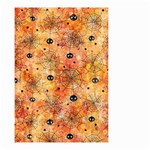 Spooky Spider Pattern, Adoxali, Halloween Small Garden Flag (Two Sides) Front