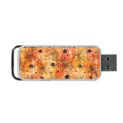 Spooky Spider Pattern, Adoxali, Halloween Portable Usb Flash (one Side) by kyorashop23