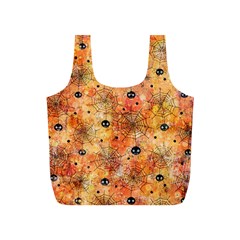 Spooky Spider Pattern, Adoxali, Halloween Full Print Recycle Bag (s) by kyorashop23