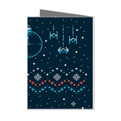 Star Wars Xmas, Star Wars, Christmas, Ugly Sweater Mini Greeting Cards (pkg Of 8)