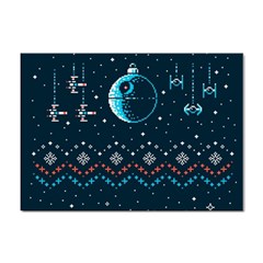 Star Wars Xmas, Star Wars, Christmas, Ugly Sweater Sticker A4 (10 Pack) by kyorashop23