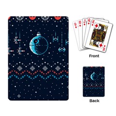 Star Wars Xmas, Star Wars, Christmas, Ugly Sweater Playing Cards Single Design (rectangle)