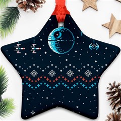 Star Wars Xmas, Star Wars, Christmas, Ugly Sweater Star Ornament (two Sides)