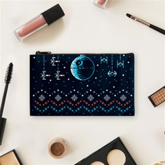 Star Wars Xmas, Star Wars, Christmas, Ugly Sweater Cosmetic Bag (small) by kyorashop23