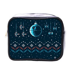 Star Wars Xmas, Star Wars, Christmas, Ugly Sweater Mini Toiletries Bag (one Side) by kyorashop23