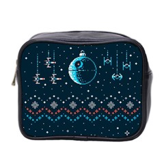 Star Wars Xmas, Star Wars, Christmas, Ugly Sweater Mini Toiletries Bag (two Sides) by kyorashop23