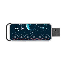 Star Wars Xmas, Star Wars, Christmas, Ugly Sweater Portable Usb Flash (one Side) by kyorashop23