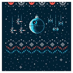 Star Wars Xmas, Star Wars, Christmas, Ugly Sweater Lightweight Scarf  by kyorashop23