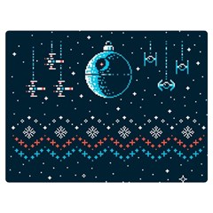 Star Wars Xmas, Star Wars, Christmas, Ugly Sweater Premium Plush Fleece Blanket (extra Small)