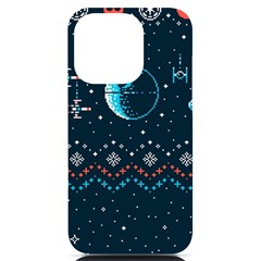 Star Wars Xmas, Star Wars, Christmas, Ugly Sweater Iphone 14 Pro Black Uv Print Case by kyorashop23