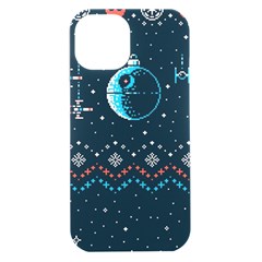 Star Wars Xmas, Star Wars, Christmas, Ugly Sweater Iphone 15 Plus Black Uv Print Pc Hardshell Case by kyorashop23