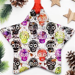 Sugar Skulls - Floral Ornament (star)