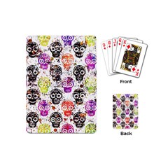 Sugar Skulls - Floral Playing Cards Single Design (mini)