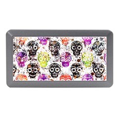 Sugar Skulls - Floral Memory Card Reader (mini) by kyorashop23