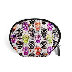 Sugar Skulls - Floral Accessory Pouch (small) by kyorashop23