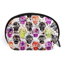 Sugar Skulls - Floral Accessory Pouch (large) by kyorashop23