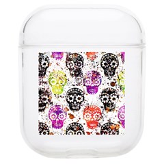 Sugar Skulls - Floral Soft Tpu Airpods 1/2 Case by kyorashop23