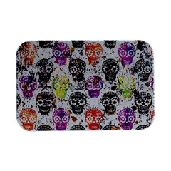 Sugar Skulls - Floral Open Lid Metal Box (silver)   by kyorashop23