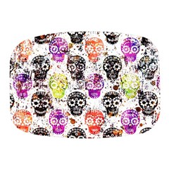 Sugar Skulls - Floral Mini Square Pill Box by kyorashop23