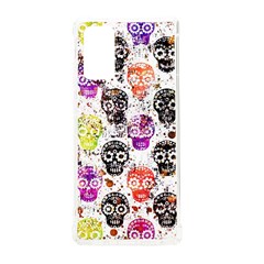 Sugar Skulls - Floral Samsung Galaxy Note 20 Tpu Uv Case by kyorashop23