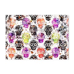 Sugar Skulls - Floral Crystal Sticker (a4)