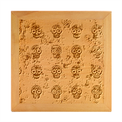 Sugar Skulls - Floral Wood Photo Frame Cube by kyorashop23