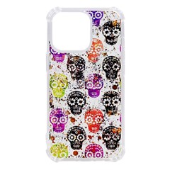 Sugar Skulls - Floral Iphone 13 Pro Tpu Uv Print Case by kyorashop23