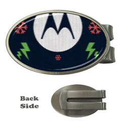 Ugly Sweater Moto, Motorola, Money Clips (oval)  by kyorashop23