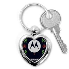 Ugly Sweater Moto, Motorola, Key Chain (heart) by kyorashop23