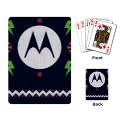 Ugly Sweater Moto, Motorola, Playing Cards Single Design (rectangle)