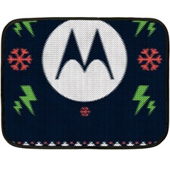 Ugly Sweater Moto, Motorola, Fleece Blanket (mini) by kyorashop23