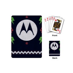 Ugly Sweater Moto, Motorola, Playing Cards Single Design (mini)