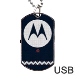 Ugly Sweater Moto, Motorola, Dog Tag Usb Flash (one Side) by kyorashop23