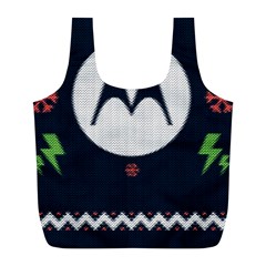 Ugly Sweater Moto, Motorola, Full Print Recycle Bag (l) by kyorashop23