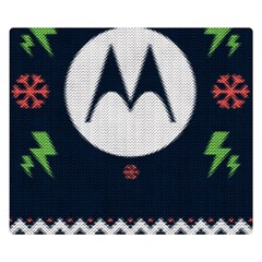 Ugly Sweater Moto, Motorola, Premium Plush Fleece Blanket (small) by kyorashop23