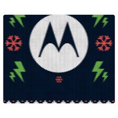 Ugly Sweater Moto, Motorola, Premium Plush Fleece Blanket (medium) by kyorashop23