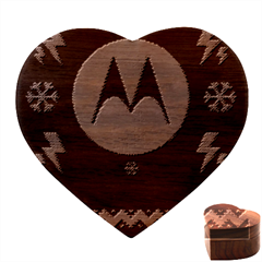 Ugly Sweater Moto, Motorola, Heart Wood Jewelry Box by kyorashop23