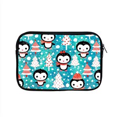 Blue Penguin Pattern, Adoxali, Christmas, Cute Apple MacBook Pro 15  Zipper Case